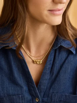 Bubble Custom Monogram Necklace