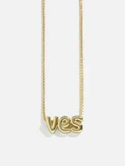 Bubble Custom Monogram Necklace