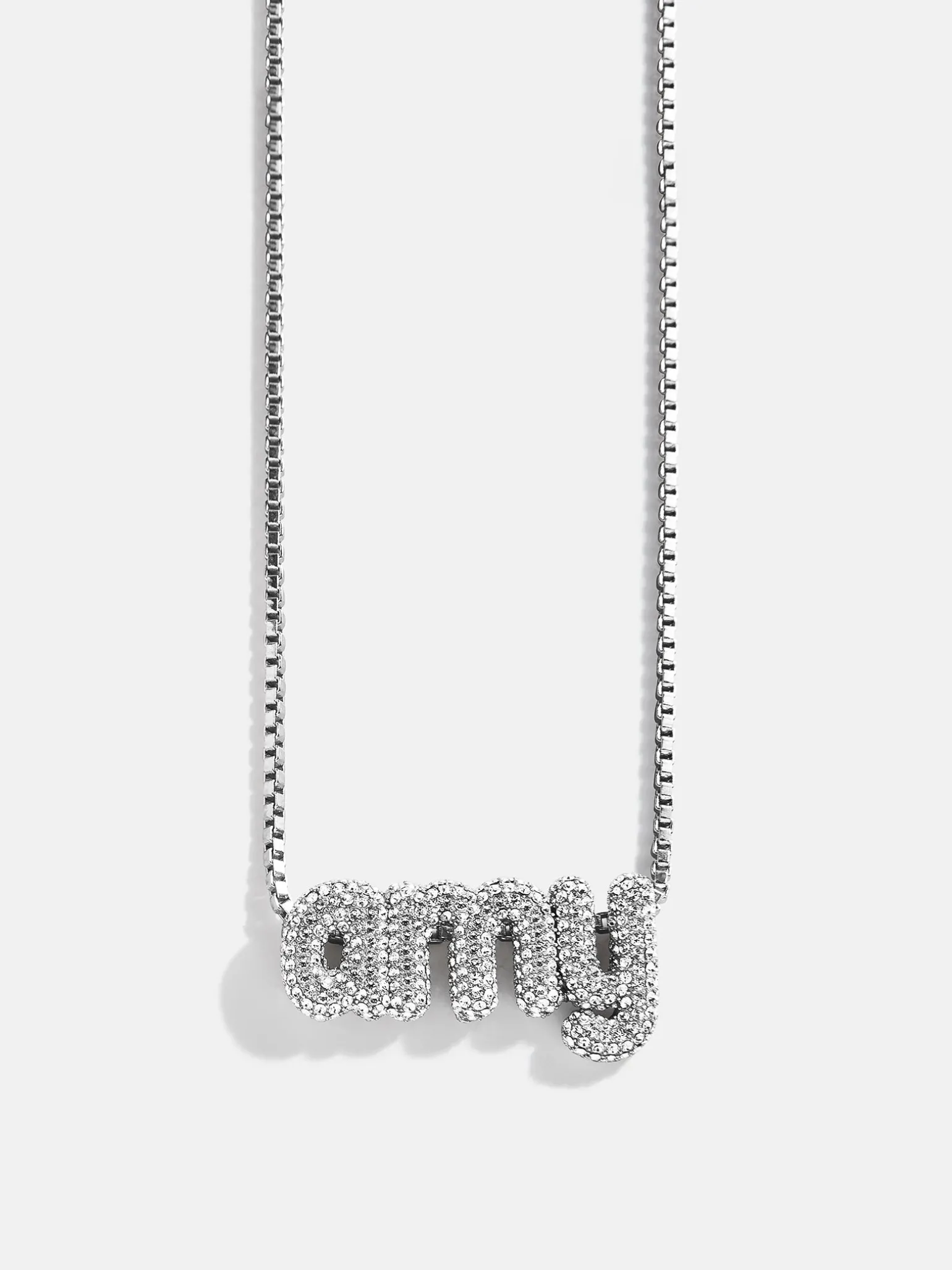 Bubble Custom Monogram Necklace