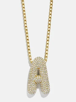 Bubble Initial Necklace