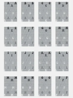 Bubble Initial Standout Custom Blanket - Beige/Multi