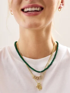 Bubble Letter Custom Necklace - Small Bubble Letter