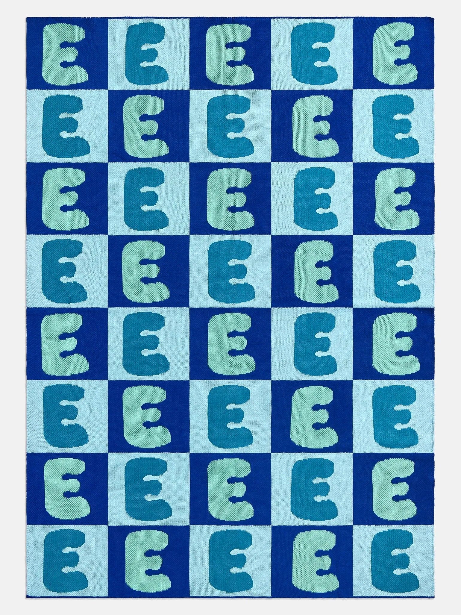 Bubble On Repeat Custom Blanket - Dark Blue/Light Blue