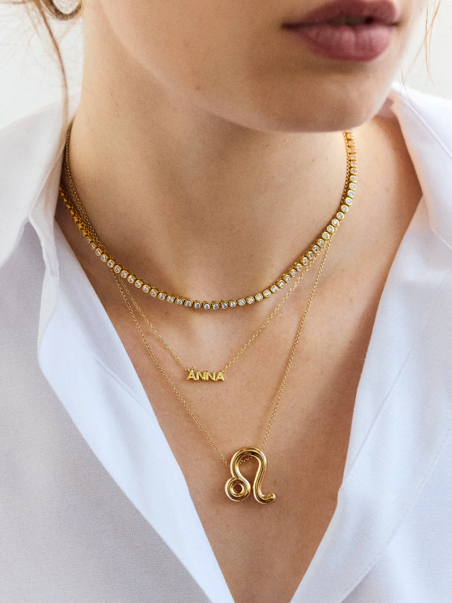 Bubble Zodiac Necklace - Aries