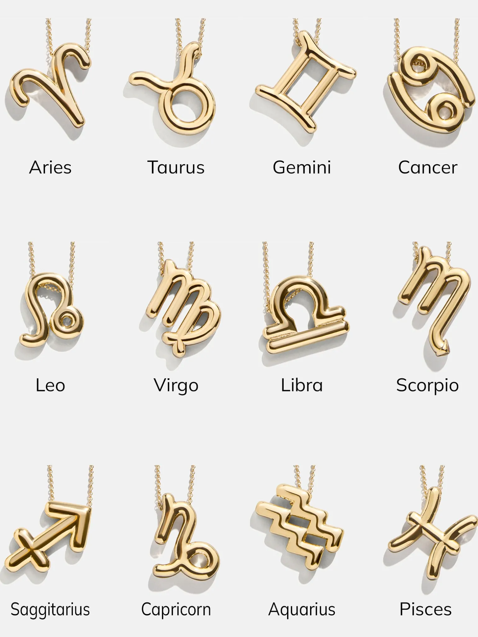 Bubble Zodiac Necklace - Aries