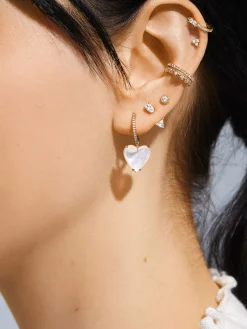 Calandra Earrings - White