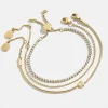 Catherine Waterproof Bracelet Set - Gold/Pavé