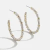 Clarissa Earrings - Gold/Pavé
