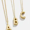 Classic 18K Gold Vermeil Initial Necklace - 18K Gold Vermeil