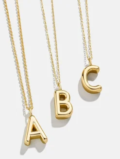Classic 18K Gold Vermeil Initial Necklace - 18K Gold Vermeil
