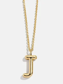Classic 18K Gold Vermeil Initial Necklace - 18K Gold Vermeil