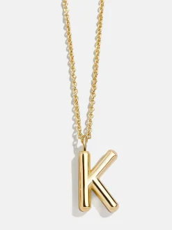 Classic 18K Gold Vermeil Initial Necklace - 18K Gold Vermeil