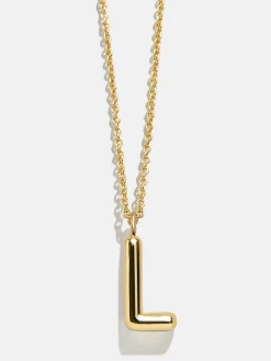 Classic 18K Gold Vermeil Initial Necklace - 18K Gold Vermeil
