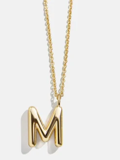 Classic 18K Gold Vermeil Initial Necklace - 18K Gold Vermeil