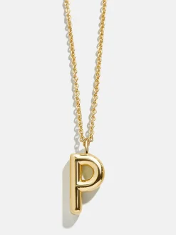 Classic 18K Gold Vermeil Initial Necklace - 18K Gold Vermeil
