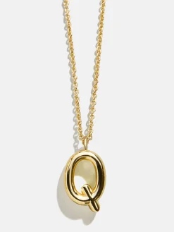 Classic 18K Gold Vermeil Initial Necklace - 18K Gold Vermeil