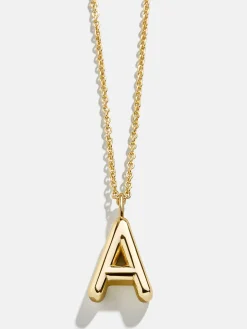 Classic 18K Gold Vermeil Initial Necklace - 18K Gold Vermeil