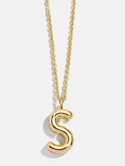 Classic 18K Gold Vermeil Initial Necklace - 18K Gold Vermeil