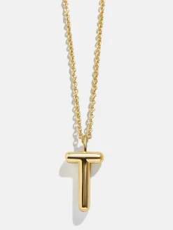 Classic 18K Gold Vermeil Initial Necklace - 18K Gold Vermeil
