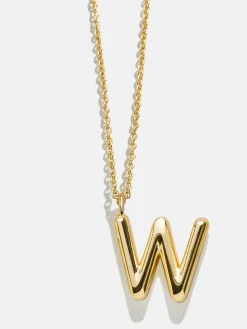 Classic 18K Gold Vermeil Initial Necklace - 18K Gold Vermeil