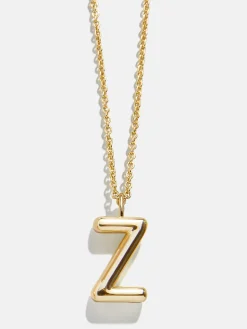 Classic 18K Gold Vermeil Initial Necklace - 18K Gold Vermeil