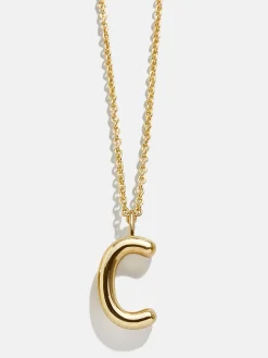 Classic 18K Gold Vermeil Initial Necklace - 18K Gold Vermeil