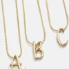 Classic Script Initial Necklace - Classic Script