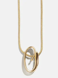 Classic Script Initial Necklace - Classic Script