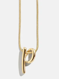 Classic Script Initial Necklace - Classic Script