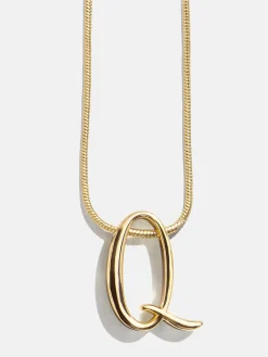 Classic Script Initial Necklace - Classic Script