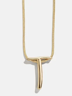 Classic Script Initial Necklace - Classic Script