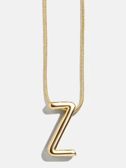 Classic Script Initial Necklace - Classic Script