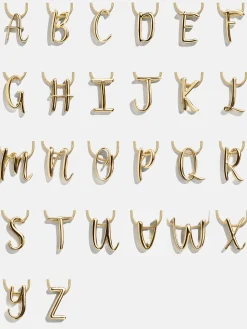 Classic Script Initial Necklace - Classic Script