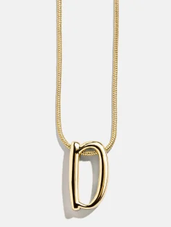 Classic Script Initial Necklace - Classic Script