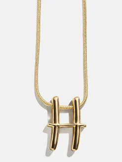 Classic Script Initial Necklace - Classic Script