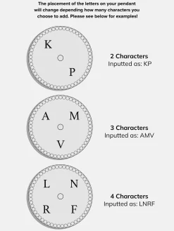 Classic Sterling Silver Custom Medallion Necklace - Pavé/Silver