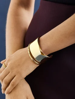 Cleo Classic Thick Cuff - Gold