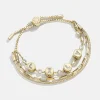 Click & Go Custom Bracelet - Gold/Pavé