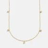 Clio 18K Gold Vermeil Necklace - Gold/Pavé