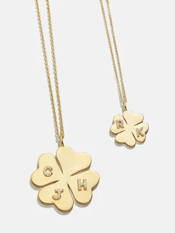 Clover 18K Gold Vermeil Custom Pendant Necklace - 18K Gold Vermeil