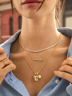 Cluster Custom Charm Necklace - Ships Immediately