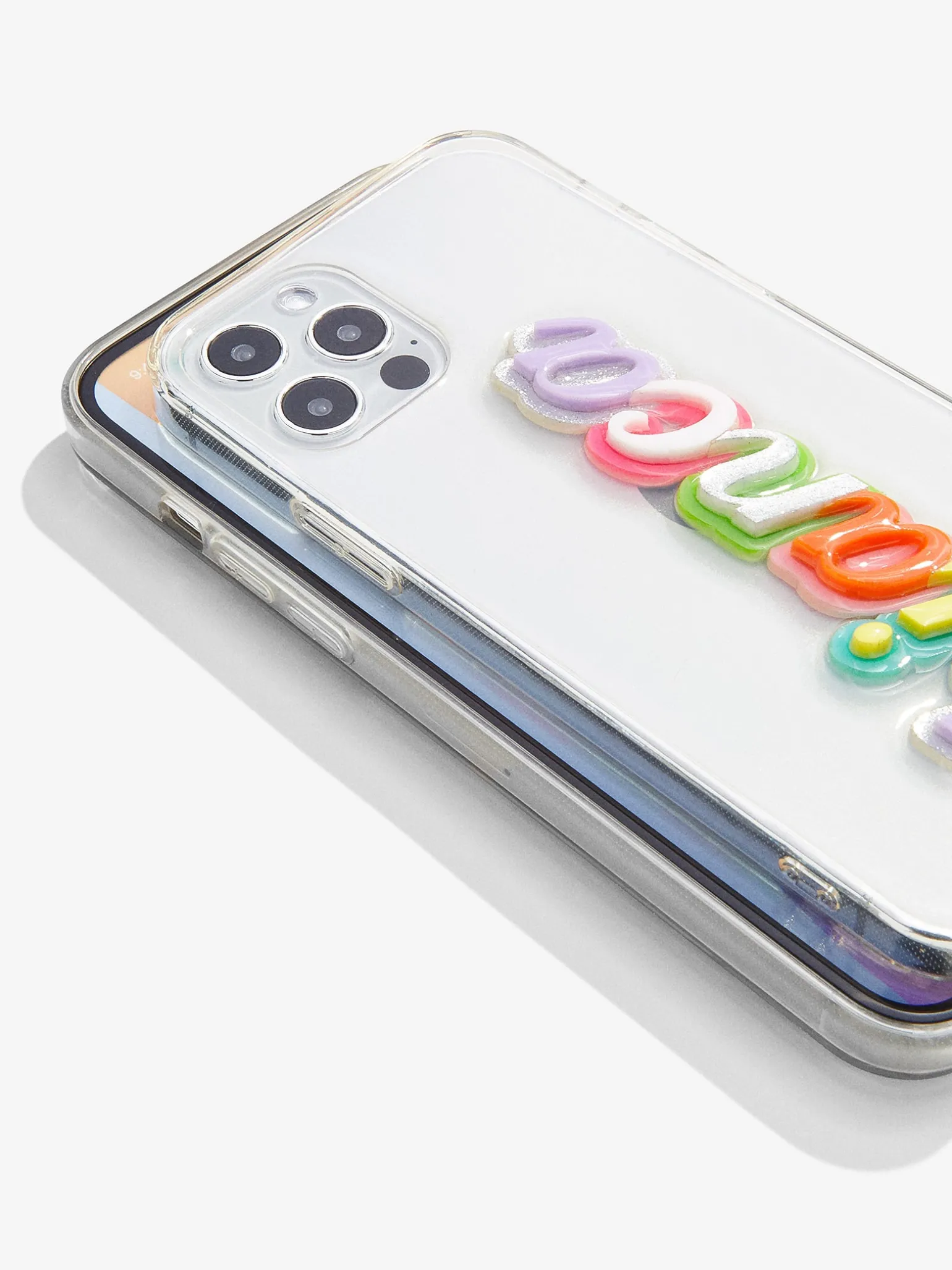 Color Me Happy Custom iPhone Case - Clear/Multi
