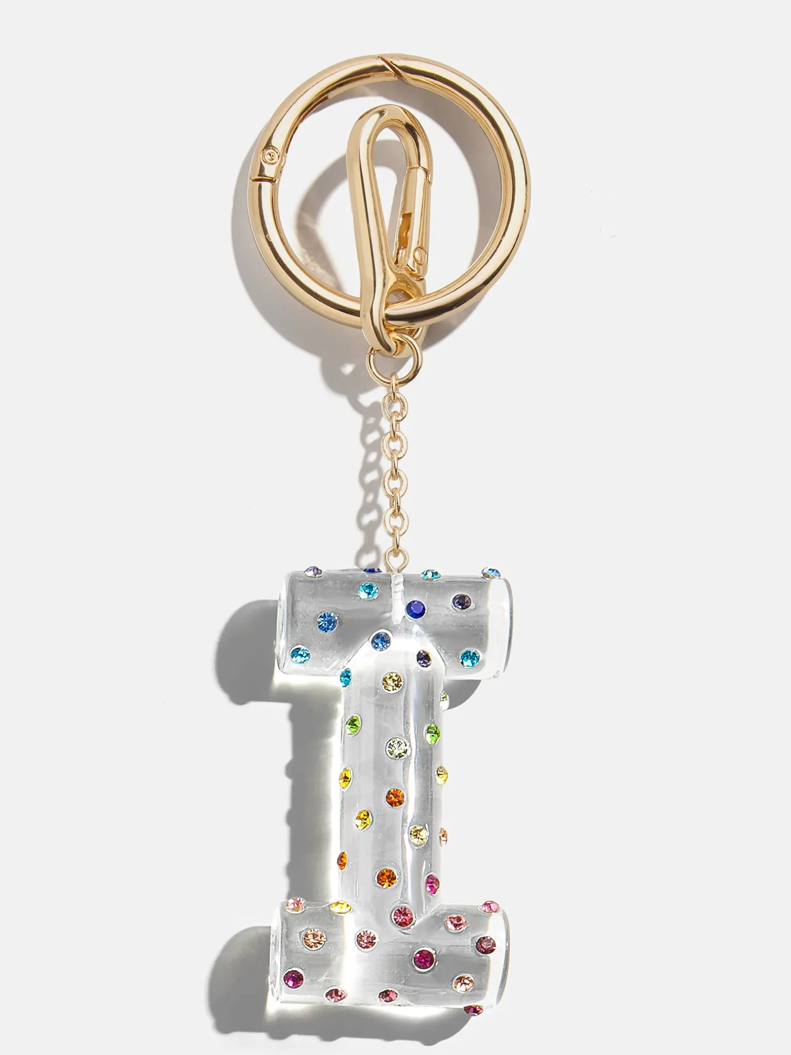 Confetti Initial Bag Charm - Multi