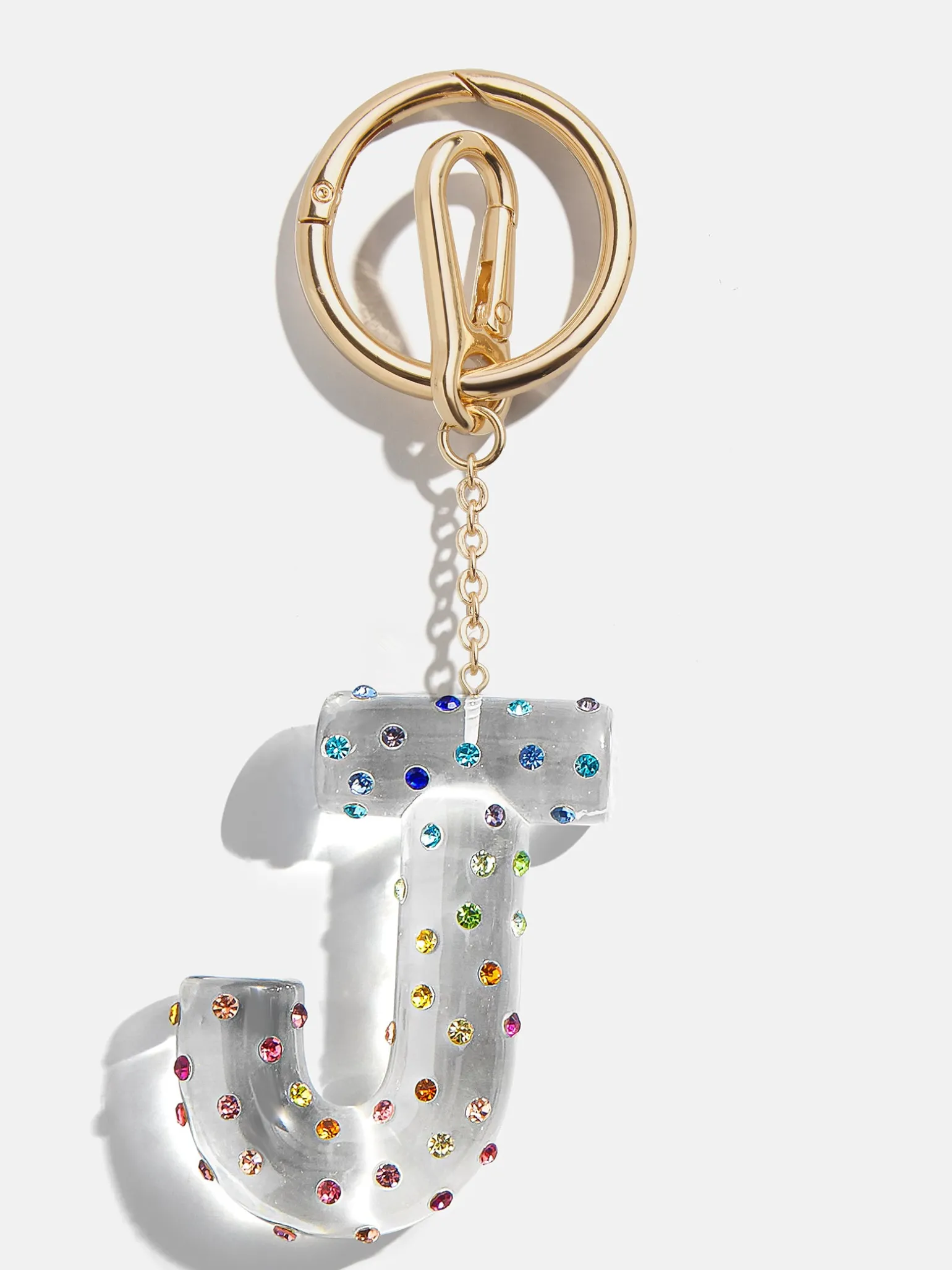 Confetti Initial Bag Charm - Multi