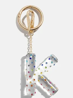 Confetti Initial Bag Charm - Multi
