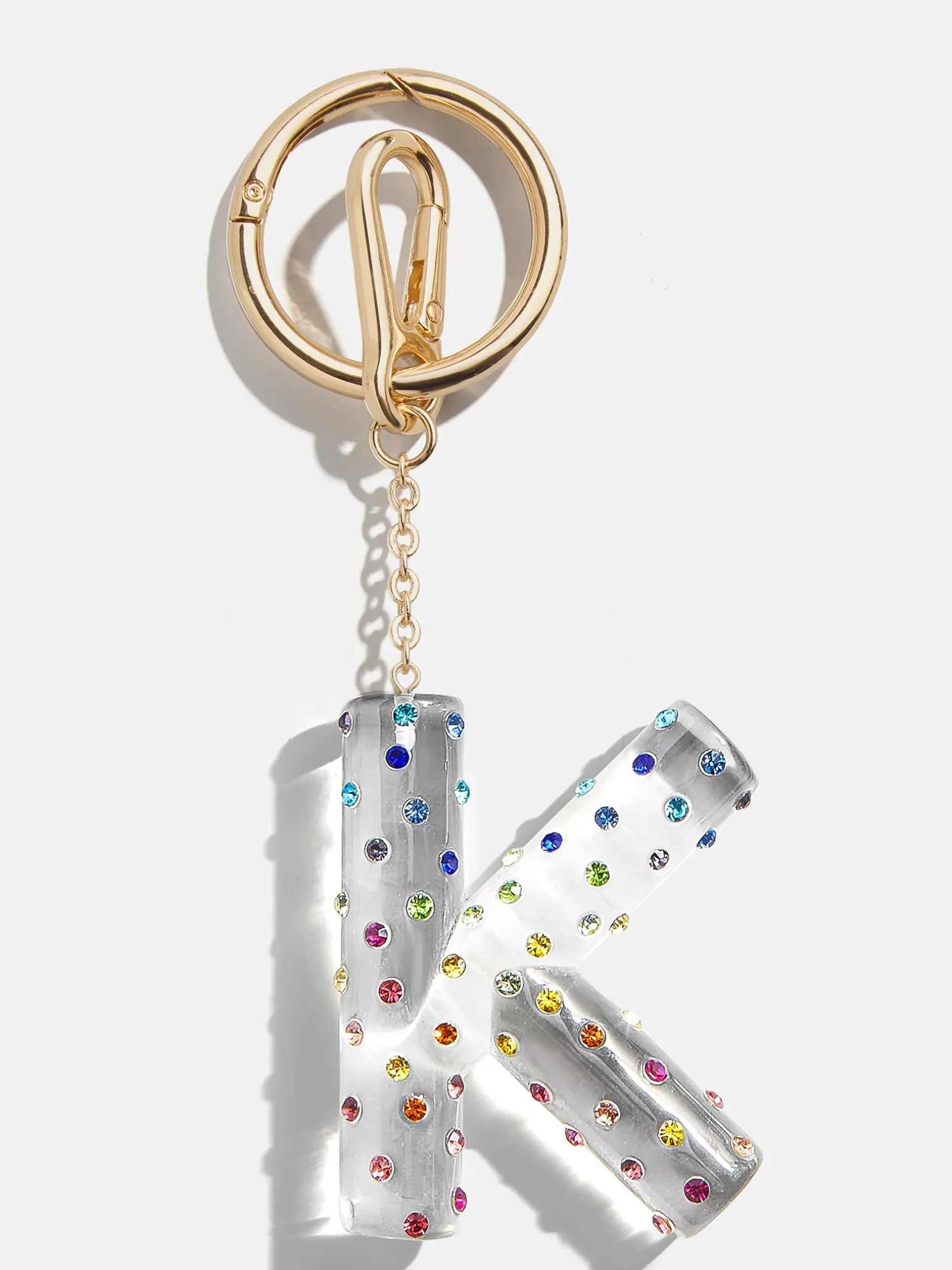 Confetti Initial Bag Charm - Multi