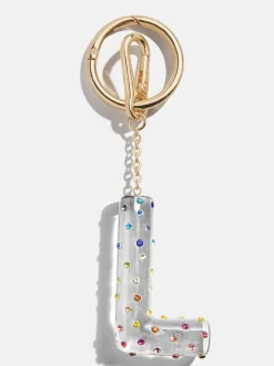 Confetti Initial Bag Charm - Multi