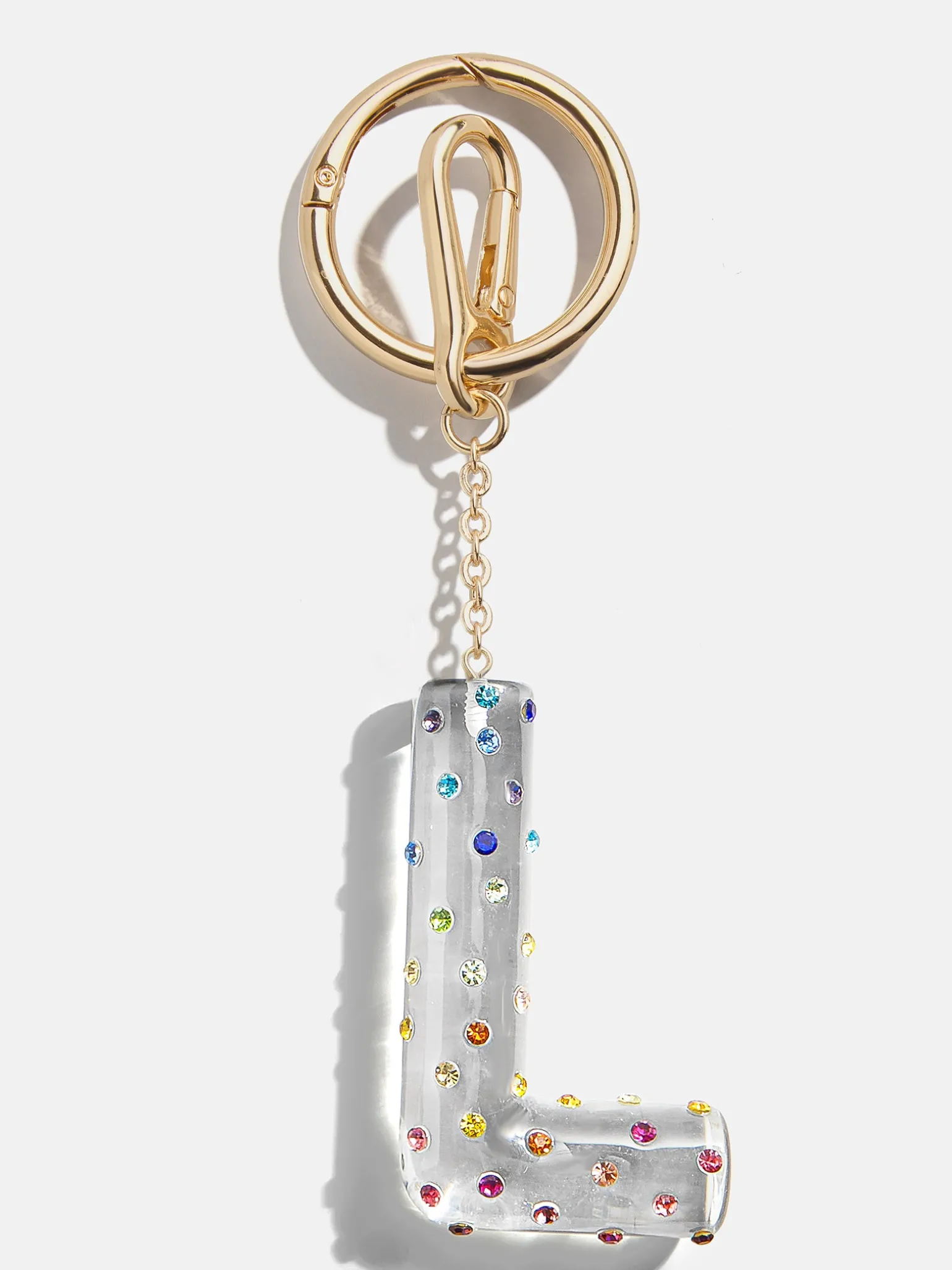 Confetti Initial Bag Charm - Multi