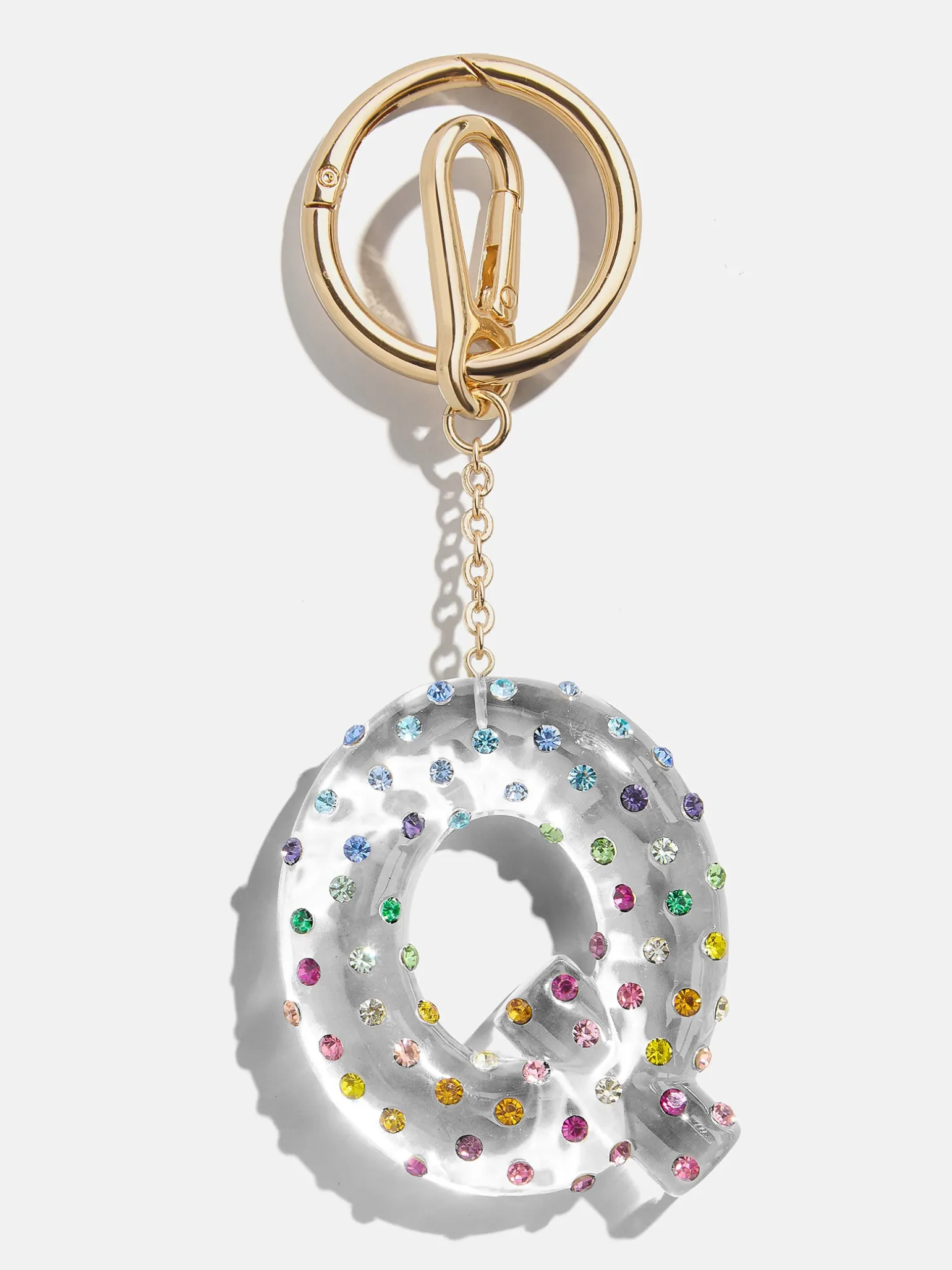 Confetti Initial Bag Charm - Multi