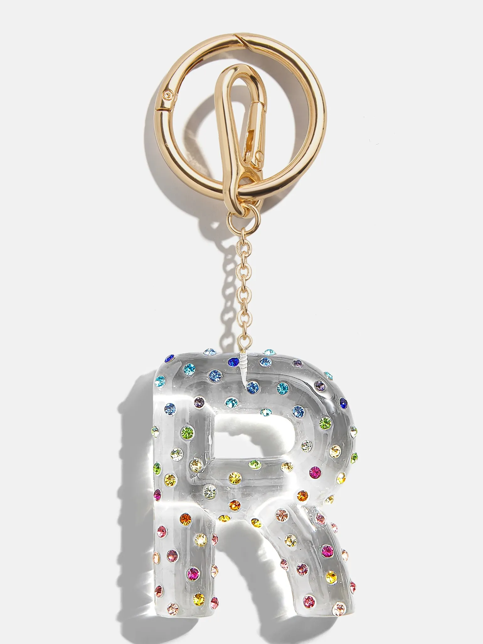 Confetti Initial Bag Charm - Multi